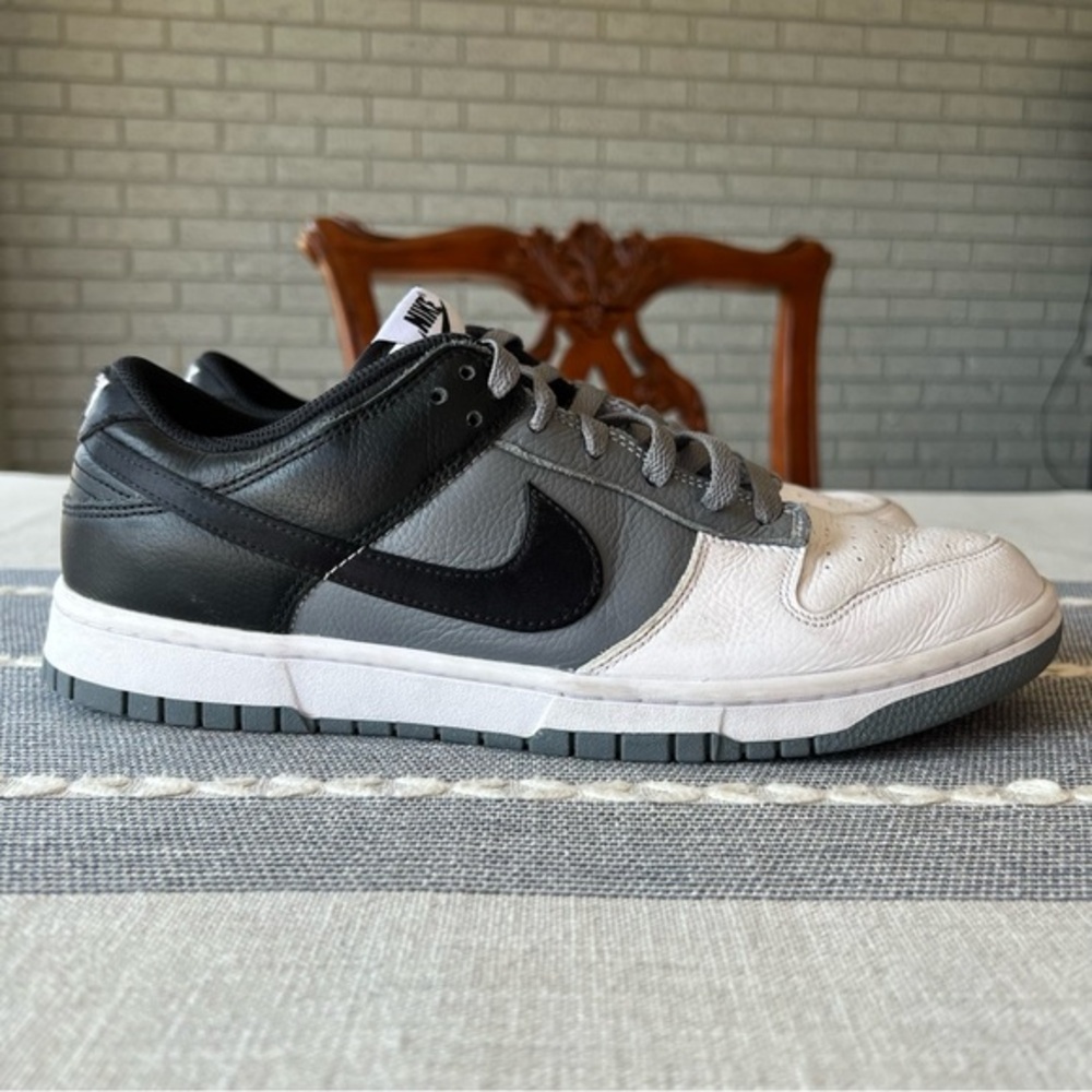 Nike Dunk Low ID Black Gray White Sneakers FN0569-900 - Mens Size 11